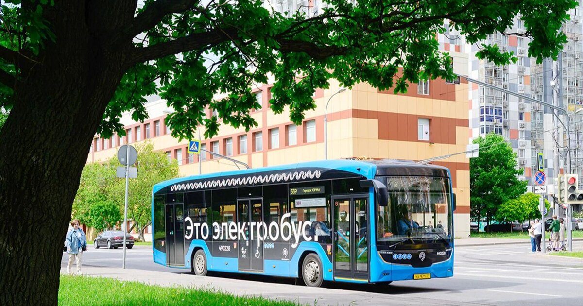 Электробусы вышли на маршрут с396 на северо-западе Москвы