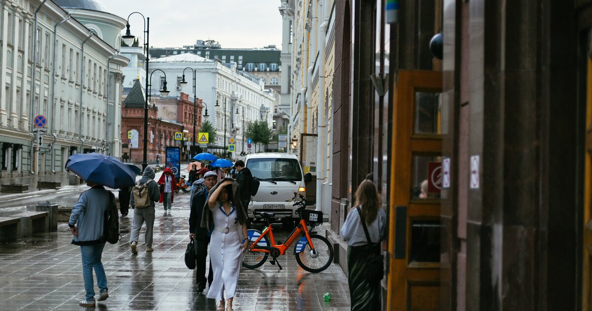 Кратковременный дождь и до 20 градусов ожидаются в Москве 1 июня